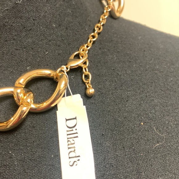 Necklace Gold with bling on chain, NWT, 22”. NWT - Picture 8 of 8